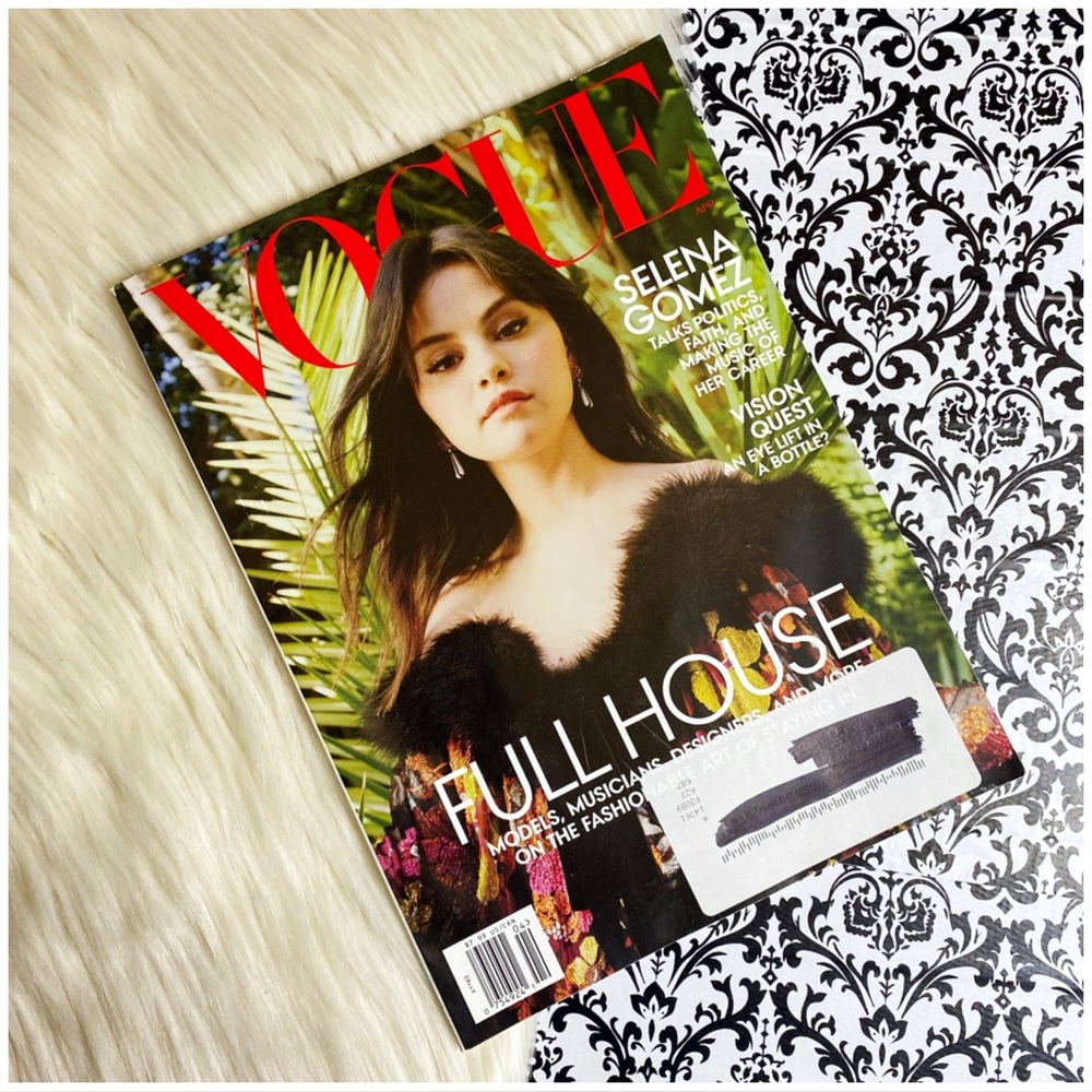 VOGUE : April 2021 : ‘Selena Gomez’ edition fashion magazine